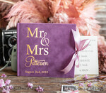 WEDDING GUEST BOOKS Velvet Instax Guestbook Elegant Lillac Instax velvet Wedding GuestBook Gold, Large Instant Wedding Guest Book, Polaroid velvet Guestbook Lillac Golden wedding7