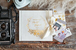 WEDDING GUEST BOOKS Velvet Instax Guestbook Elegant ivory Instax velvet Wedding GuestBook Gold, Large Instant Wedding Guest Book, Polaroid velvet Guestbook Golden wedding8