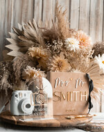 WEDDING GUEST BOOKS Velvet Instax Guestbook beige Gold Presonalised Wedding Guest Book and arch acrylic Instax Sign Black Pages, Velvet Memory Photo Booh Book and Clear Sign Set  Fall Wedding, Polaroid velvet Guest book & Plexi Instax Sign set9