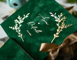WEDDING GUEST BOOKS Velvet Instax Guestbook Boho green Pink Instax velvet Wedding GuestBook Gold, Velvet photo box Instant Wedding Guest Book, Polaroid velvet Guestbook Pink photo box Golden wedding17