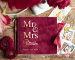 WEDDING GUEST BOOKS Velvet Instax Guestbook Luxury Burgundy Instax velvet Wedding GuestBook Gold, Large Instant Wedding Guest Book, Polaroid velvet Guestbook Maroon wedding9