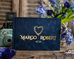 WEDDING GUEST BOOKS Velvet Instax Guestbook Luxury  Navy Blue Instax velvet Wedding GuestBook Gold, Large Instant Wedding Guest Book, Polaroid velvet Guestbook5