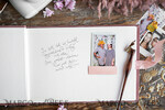 WEDDING GUEST BOOKS Velvet Instax Guestbook Boho Lillac Instax velvet Wedding GuestBook Gold, Large Instant Wedding Guest Book, Polaroid velvet Guestbook Violet Golden wedding7