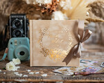 WEDDING GUEST BOOKS Velvet Instax Guestbook Nude Boho  Instax velvet Wedding GuestBook Gold, Beige Instant Wedding Guest Book, Polaroid velvet Guestbook Taupe Golden wedding10