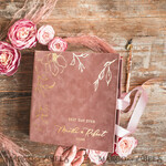 WEDDING GUEST BOOKS Velvet Instax Guestbook Boho Blush Pink Instax velvet Wedding GuestBook Gold, Velvet photo box Instant Wedding Guest Book, Polaroid velvet Guestbook Pink photo box Golden wedding14
