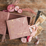 WEDDING GUEST BOOKS Velvet Instax Guestbook Boho Blush Pink Instax velvet Wedding GuestBook Gold, Velvet photo box Instant Wedding Guest Book, Polaroid velvet Guestbook Pink photo box Golden wedding14