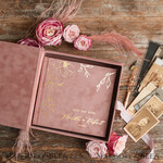 WEDDING GUEST BOOKS Velvet Instax Guestbook Boho Blush Pink Instax velvet Wedding GuestBook Gold, Velvet photo box Instant Wedding Guest Book, Polaroid velvet Guestbook Pink photo box Golden wedding14