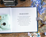 HOCHZEITS-GÄSTEBÜCHER Samtkissen Instax Gästebuch Marineblaue Boho Instax Samt Hochzeitsgäste Buch Gold, Dunkelblaue Sofort Hochzeitsgäste Buch, Polaroid Samt Gästebuch Blau Goldene Hochzeit9