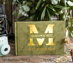 WEDDING GUEST BOOKS Velvet Instax Guestbook Luxury Olive Blue Instax velvet Wedding GuestBook Gold, Large Instant Wedding Guest Book, Tuscany Polaroid velvet Guestbook9
