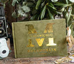 WEDDING GUEST BOOKS Velvet Instax Guestbook Luxury Olive Blue Instax velvet Wedding GuestBook Gold, Large Instant Wedding Guest Book, Tuscany Polaroid velvet Guestbook9