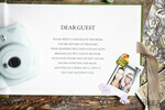 WEDDING GUEST BOOKS Velvet Instax Guestbook Luxury Olive Blue Instax velvet Wedding GuestBook Gold, Large Instant Wedding Guest Book, Tuscany Polaroid velvet Guestbook9