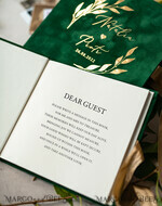 WEDDING GUEST BOOKS Velvet Instax Guestbook Boho green Pink Instax velvet Wedding GuestBook Gold, Velvet photo box Instant Wedding Guest Book, Polaroid velvet Guestbook Pink photo box Golden wedding10