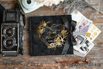 WEDDING GUEST BOOKS Velvet Instax Guestbook Black Boho Instax velvet Wedding GuestBook Gold, Black Instant Wedding Guest Book, Polaroid velvet Guestbook Black Golden wedding8