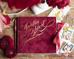 WEDDING GUEST BOOKS Velvet Instax Guestbook Luxury Instax velvet Wedding GuestBook Gold, Large Instant Wedding Guest Book, Polaroid velvet Guestbook Olive tuscany wedding10