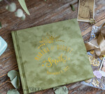 WEDDING GUEST BOOKS Velvet Instax Guestbook Luxury Instax velvet Wedding GuestBook Gold, Large Instant Wedding Guest Book, Polaroid velvet Guestbook Olive tuscany wedding7