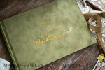 WEDDING GUEST BOOKS Velvet Instax Guestbook Luxury Olive Blue Instax velvet Wedding GuestBook Gold, Large Instant Wedding Guest Book, Tuscany Polaroid velvet Guestbook4