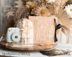 WEDDING GUEST BOOKS Velvet Instax Guestbook beige Gold Presonalised Wedding Guest Book and arch acrylic Instax Sign Black Pages, Velvet Memory Photo Booh Book and Clear Sign Set  Fall Wedding, Polaroid velvet Guest book & Plexi Instax Sign set11