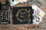 WEDDING GUEST BOOKS Velvet Instax Guestbook Black Boho Instax velvet Wedding GuestBook Gold, Black Instant Wedding Guest Book, Polaroid velvet Guestbook Black Golden wedding8