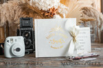 WEDDING GUEST BOOKS Velvet Instax Guestbook elegant Ivory Instax Wedding GuestBook Gold, Large Instant Velvet Wedding Guest Book, Polaroid velvet Guestbook Golden wedding8