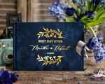 WEDDING GUEST BOOKS Velvet Instax Guestbook Luxury  Navy Blue Instax velvet Wedding GuestBook Gold, Large Instant Wedding Guest Book, Polaroid velvet Guestbook7
