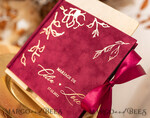HOCHZEITS-GÄSTEBÜCHER Samtkissen Instax Gästebuch Boho Burgunder Instax Samt Hochzeits-Gästebuch Gold, Großes Instant Hochzeits-Gästebuch, Kastanienbraunes Polaroid Samt-Gästebuch Marsala Golden Hochzeit12