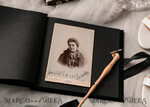 HOCHZEITS-GÄSTEBÜCHER Samtkissen Instax Gästebuch Schwarzes Boho Instax Samt Hochzeits-Gästebuch Gold, Schwarzes Halloween Sofort-Hochzeits-Gästebuch, Polaroid Samt-Gästebuch Schwarz Goldene Hochzeit17
