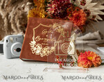 WEDDING GUEST BOOKS Velvet Instax Guestbook terracotta Gold Presonalised Wedding Guest Book and arch acrylic Instax Sign, Velvet Memory Photo Booh Book and Clear Sign Set  Fall Wedding, Polaroid velvet Guest book & Plexi Instax Sign set29