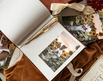 WEDDING GUEST BOOKS Velvet Instax Guestbook terracotta Gold Presonalised Wedding Guest Book and arch acrylic Instax Sign, Velvet Memory Photo Booh Book and Clear Sign Set  Fall Wedding, Polaroid velvet Guest book & Plexi Instax Sign set29