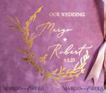 WEDDING GUEST BOOKS Velvet Instax Guestbook Boho Lilac Instax velvet Wedding GuestBook Gold, Large Instant Wedding Guest Book, Polaroid velvet Guestbook Lilac Golden wedding11