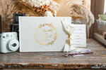 WEDDING GUEST BOOKS Velvet Instax Guestbook Boho Ivory Instax velvet Wedding GuestBook Gold, Large Instant Wedding Guest Book, Polaroid velvet Guestbook9