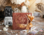 WEDDING GUEST BOOKS Velvet Instax Guestbook Terracotta Instax velvet Wedding GuestBook Gold, Burnt Orange Instant Wedding Guest Book, Polaroid velvet Guestbook Rusty Golden wedding8