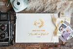 WEDDING GUEST BOOKS Velvet Instax Guestbook Elegant Ivory Instax velvet Wedding GuestBook Gold, Large Instant Wedding Guest Book, Polaroid velvet Guestbook9