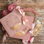WEDDING GUEST BOOKS Velvet Instax Guestbook Luxury Blush Pink Instax velvet Wedding GuestBook Gold, Velvet photo box Instant Wedding Guest Book, Polaroid velvet Guest book Pink photo box Golden wedding8