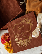 WEDDING GUEST BOOKS Velvet Instax Guestbook terracotta Gold  Presonalised Wedding Guest Book, Velvet Memory Photo  Fall Wedding , Luxury Wedding Guest Book, Polaroid velvet Guest book17