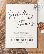 TEMPLETT wedding invitation download Modern wedding invitation template, Instant download Boho Wedding Invites, Simple Wedding Invitation Printable Template Rustic Invitations7