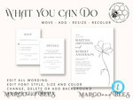 TEMPLETT wedding invitation download Fine art wedding invitation template, Instant download Boho Wedding Invites, Simple Wedding Invitation Printable Template, Elegant Invites7