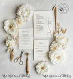 TEMPLETT wedding invitation download Fine art wedding invitation template, Instant download Boho Wedding Invites, Simple Wedding Invitation Printable Template, Elegant Invites7