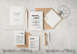 TEMPLETT wedding invitation download Minimalist wedding invitation template, Instant download Simple Wedding Invites, Rustic Wedding Invitation Printable Set,Rsvp Card Template, Details Card, Printable, Templett, Diy8