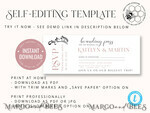 TEMPLETT wedding invitation download passport wedding invitation template, Instant download destination Wedding Invites, travel  Printable Template  Invitations, boarding pass9