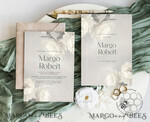 TEMPLETT  
 Hochzeits Einladung Download Elegante Vintage Rosen Malerei Öl Hochzeitskarten Set Vorlage, Sofortiger Download Druckbare Einladungen Heimdruck, Einfache Hochzeitskarten10
