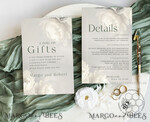 TEMPLETT  
 Hochzeits Einladung Download Elegante Vintage Rosen Malerei Öl Hochzeitskarten Set Vorlage, Sofortiger Download Druckbare Einladungen Heimdruck, Einfache Hochzeitskarten10