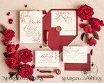 TEMPLETT wedding invitation download Maroon Fall wedding invitation template, Instant download Boho Wedding Invites Autumn Burgundy Invitation Printable Template Simple Fine Art9