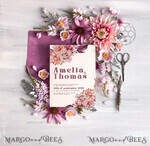 TEMPLETT wedding invitation download Mauve fall boho wedding Invitations Set and Electronic Wedding Invitation Template, Instant Download Printable Invites Home Printing, Simple Boho Wedding Invitation8