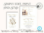 TEMPLETT wedding invitation download passport wedding invitation template, Instant download destination Wedding Invites, travel Printable Template Invitations, boarding pass11