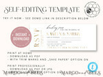 TEMPLETT wedding invitation download passport wedding invitation template, Instant download destination Wedding Invites, travel Printable Template Invitations, boarding pass11