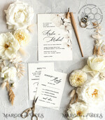 TEMPLETT wedding invitation download Simple wedding invitation template, Instant download Boho Wedding Invites, Elegant Wedding Invitation Printable Template, Modern Invites11