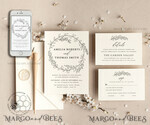 TEMPLETT wedding invitation download Fine Art Wreath wedding Invitations Evite Set Template Instant Download Printable Invites Home Printing Boho Chick Invitation Smartphone Set9