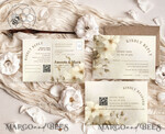 TEMPLETT  
 Hochzeits Einladung Download Boho Einfache Vintage Blumen Hochzeitskarten Set Vorlage, Sofortiger Download Druckbare Einladungen Heimdruck, Einfache Hochzeitskarten10