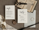 TEMPLETT wedding invitation download Black wedding invitation template, Instant download tarot Wedding Invites, Goth Wedding Invitation Printable Template, skeleton invites8