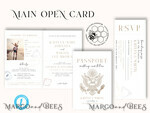 TEMPLETT wedding invitation download passport wedding invitation template, Instant download destination Wedding Invites, travel  Printable Template  Invitations, boarding pass7